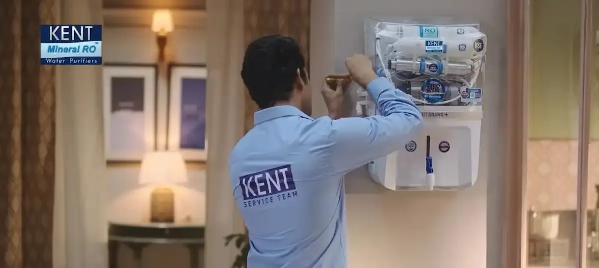 Kent RO Technician at work